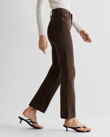 Bella Stretch Straight Jeans - 24 / Twilight Blue Fray