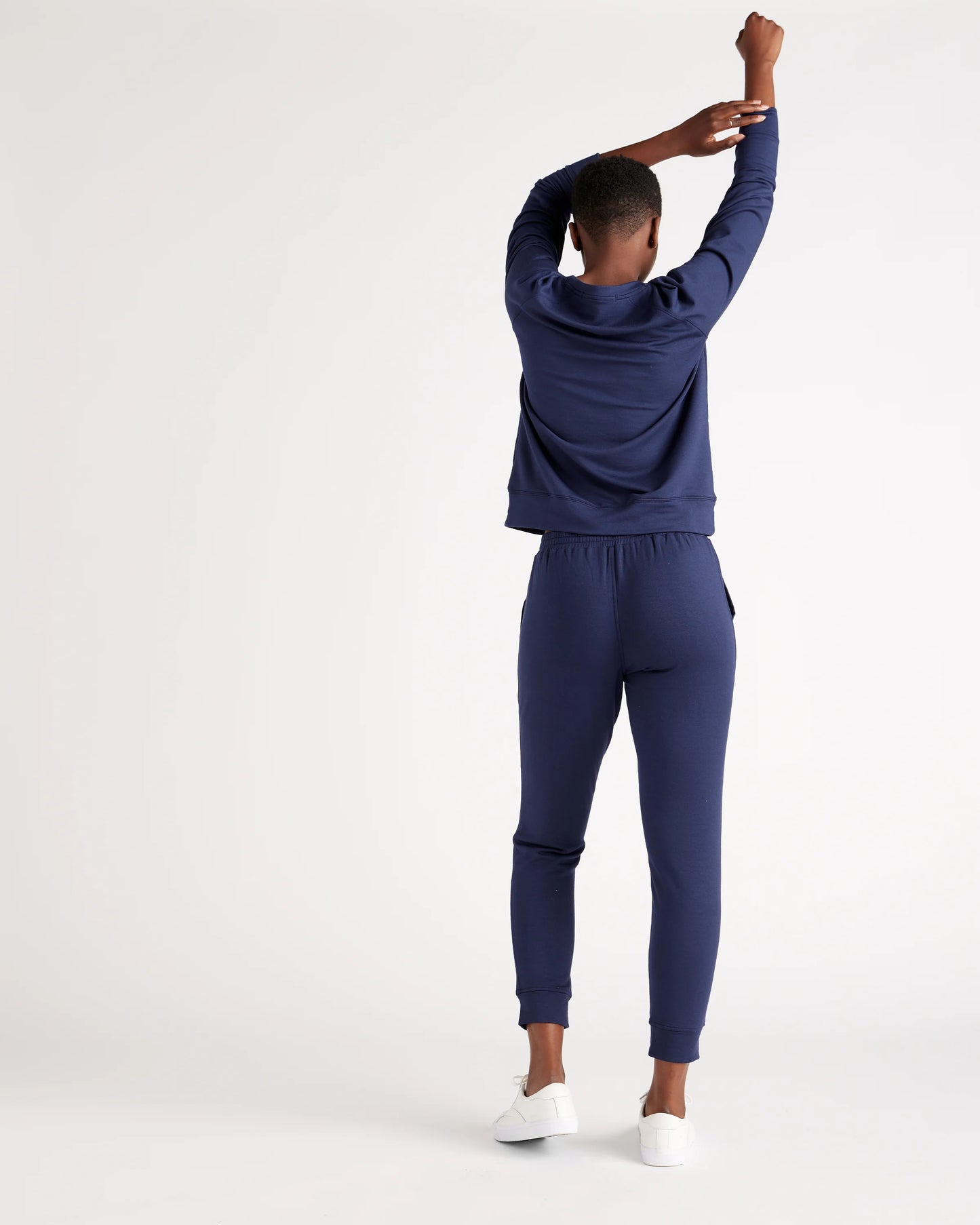 SuperSoft Fleece Crew - XS / Smoked Thyme Green