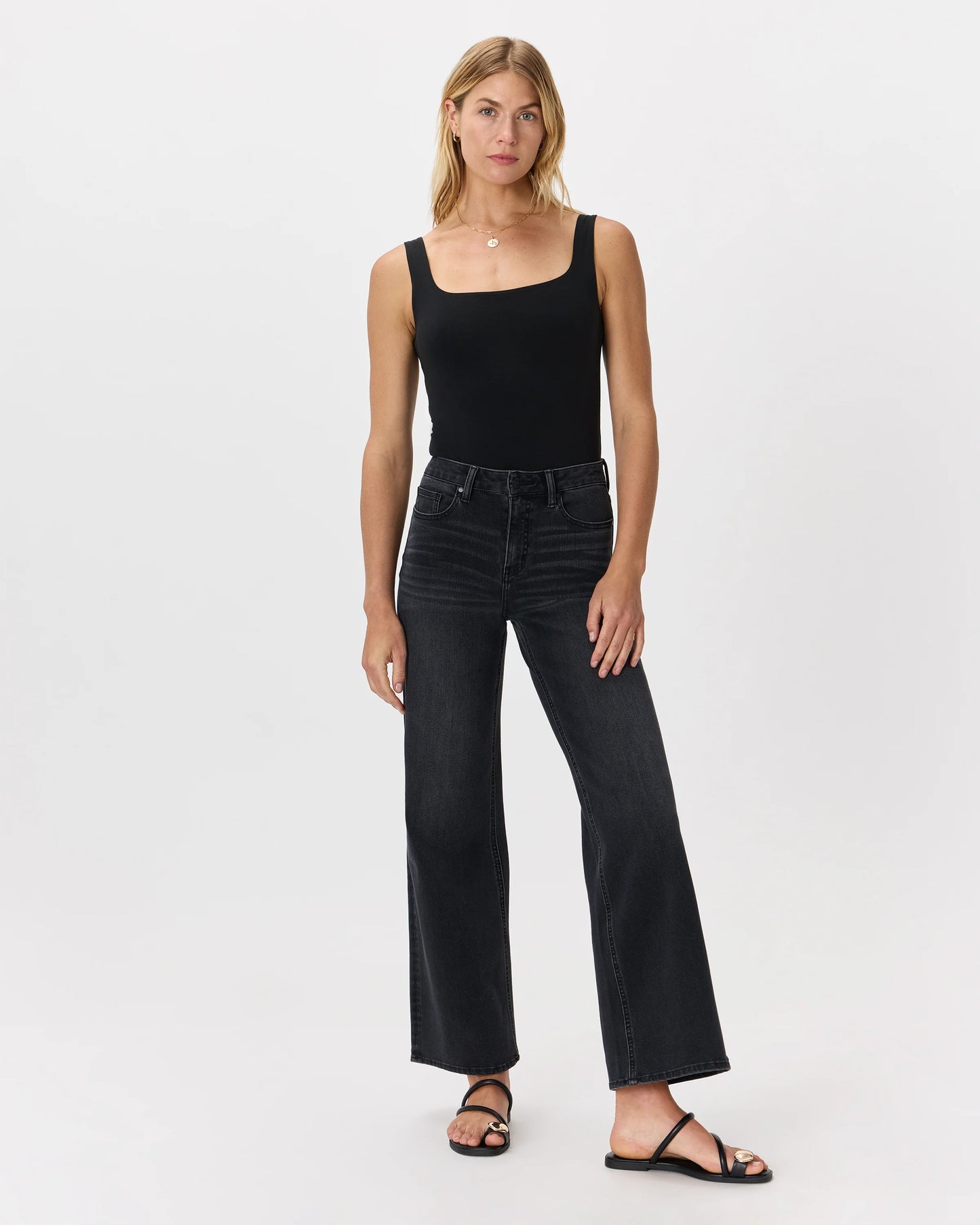 Bella Stretch Wide Leg Jeans - 24 / Frosted Blue