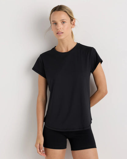 Flowknit Breeze Tee - XS / Heather Green