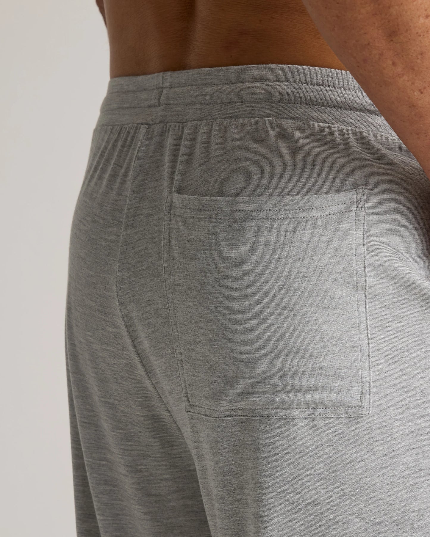 Bamboo Jersey Lounge Shorts - S / Heather Grey