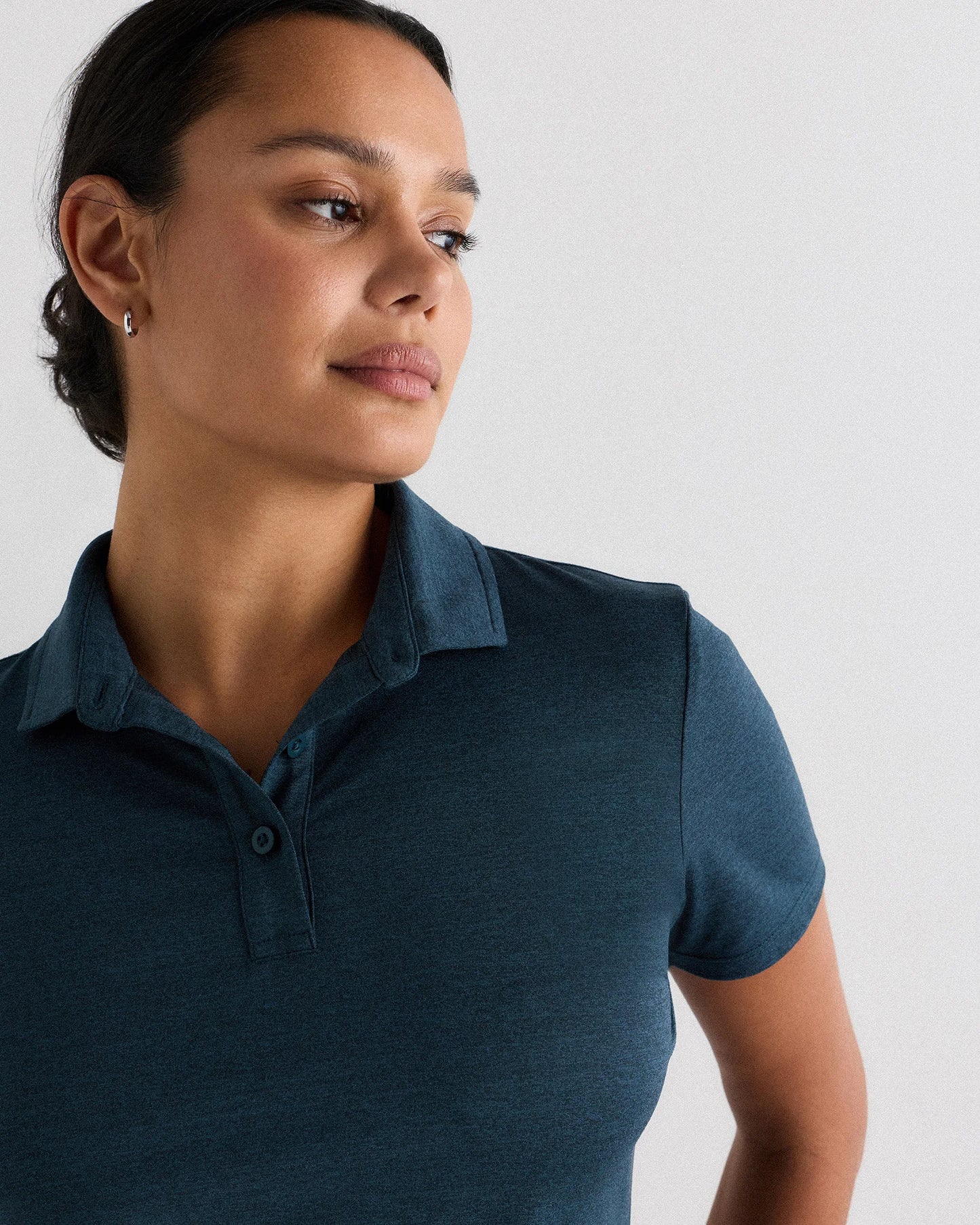 Flowknit Breeze Short Sleeve Polo - XS / Charcoal