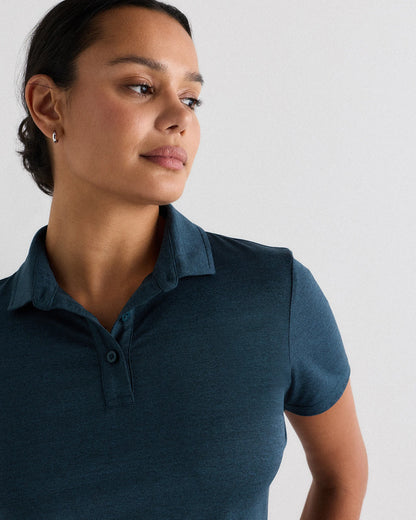 Flowknit Breeze Short Sleeve Polo - XS / Charcoal