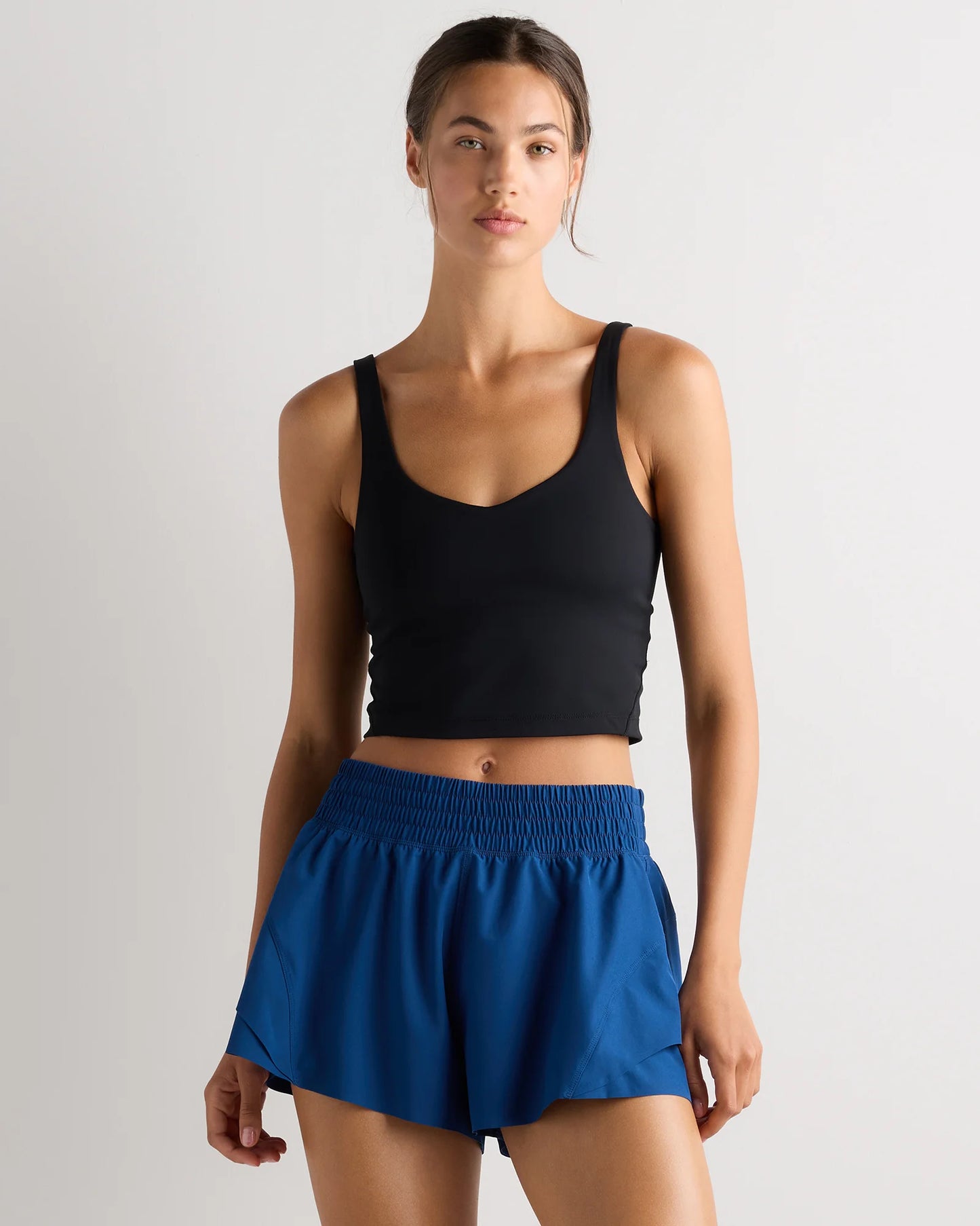 High-Rise Glide Running Shorts - XS / Black