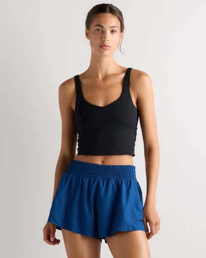 High-Rise Glide Running Shorts - XS / Black