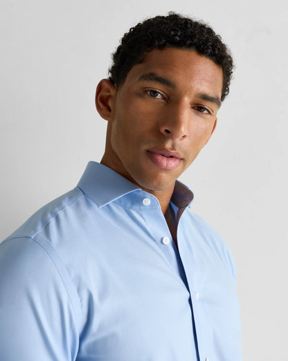 Organic Cotton Oxford Non-Iron Dress Shirt - S / Bold Black
