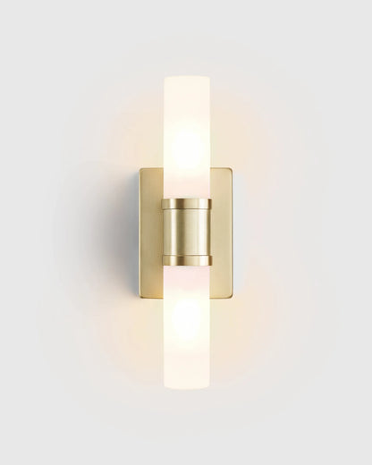 Cuff Glass Vanity Sconce - 16" / Brass