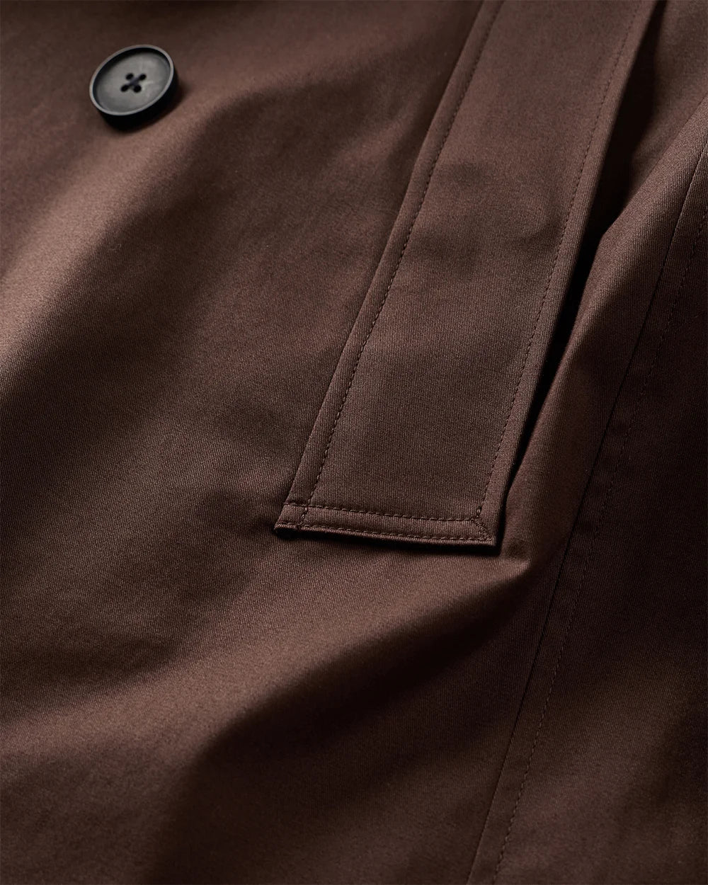 Comfort Stretch Long Trench Coat - XS / Dark Khaki
