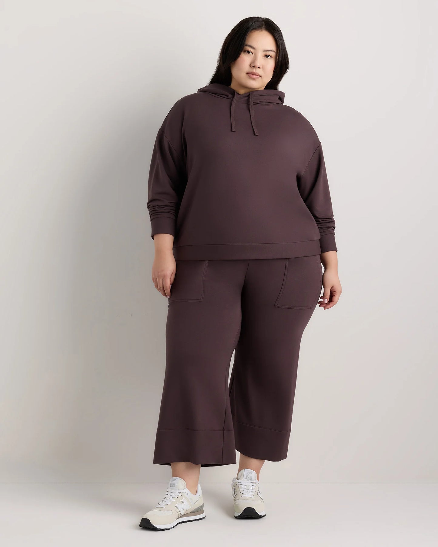 SuperSoft Fleece Pullover Hoodie - 1X / Dried Fig