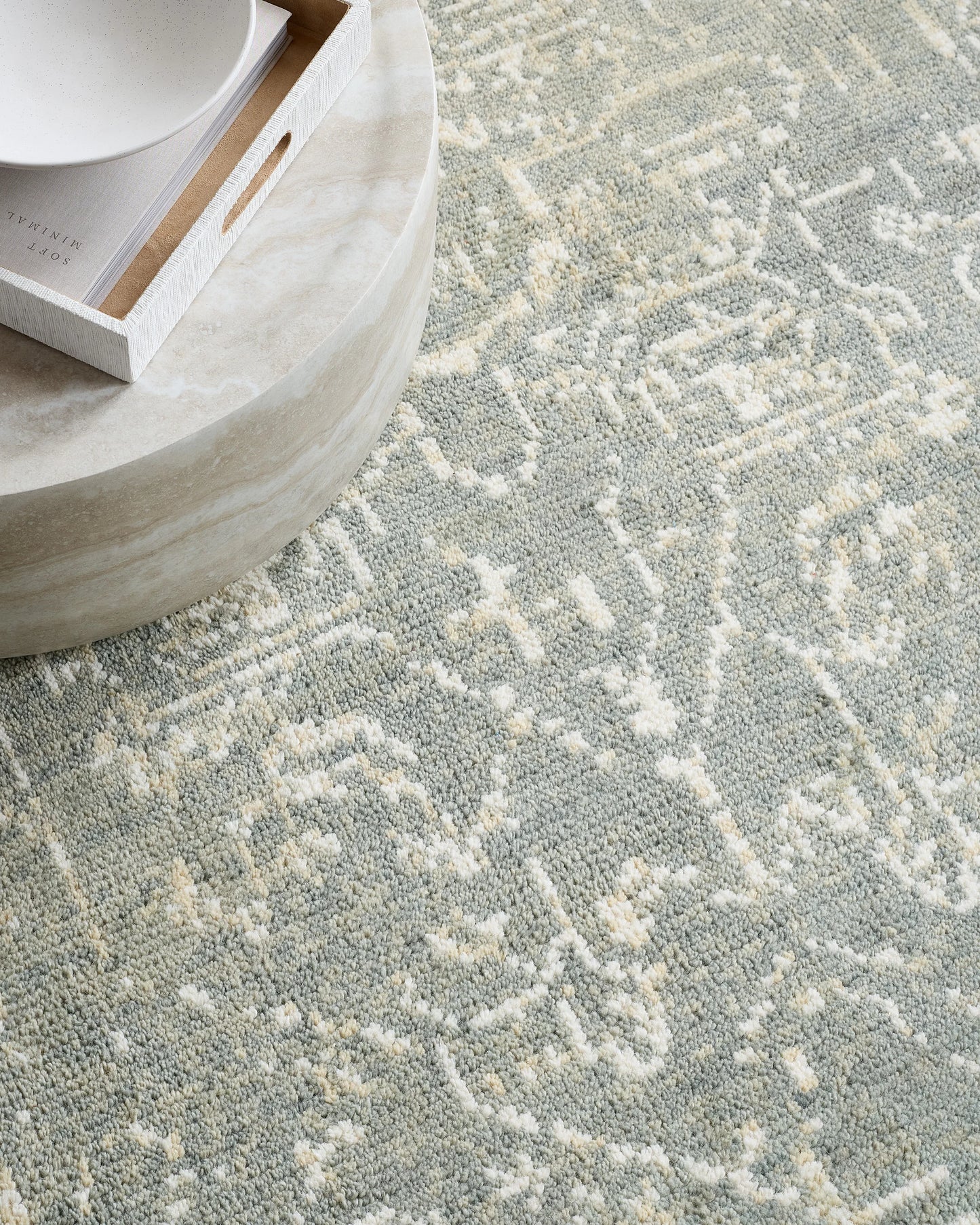 Seraphine Hand-Knotted Wool Rug - 3' x 5' / Sage