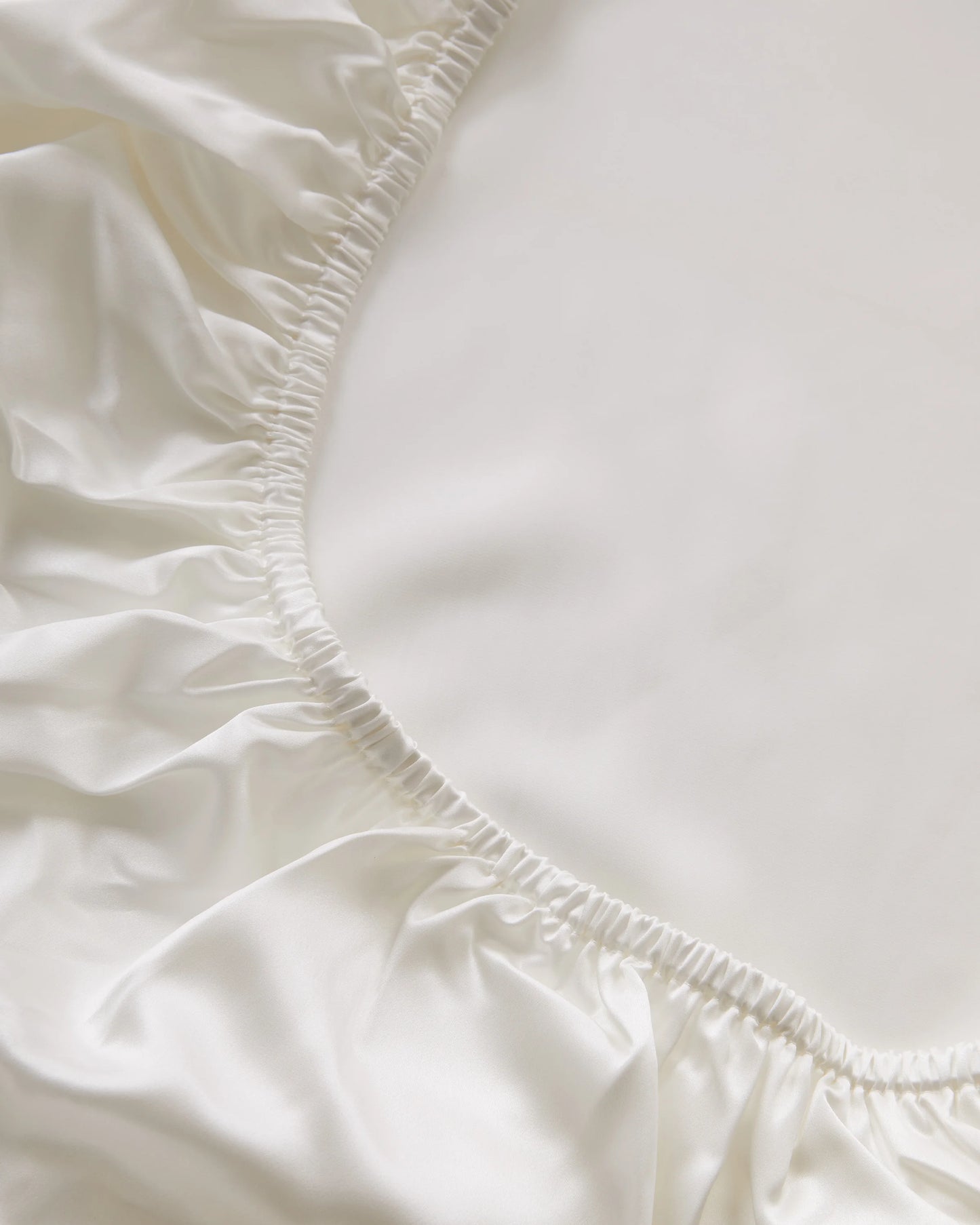 Mulberry Silk Fitted Sheet - Queen / Ivory