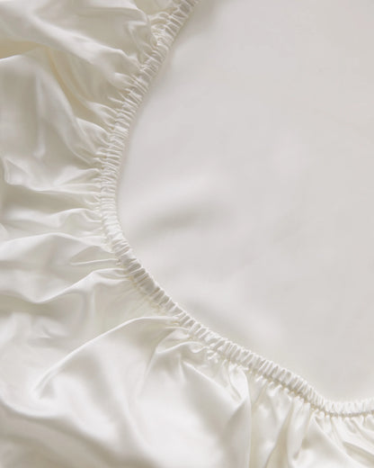 Mulberry Silk Sheet Set - Queen / Ivory