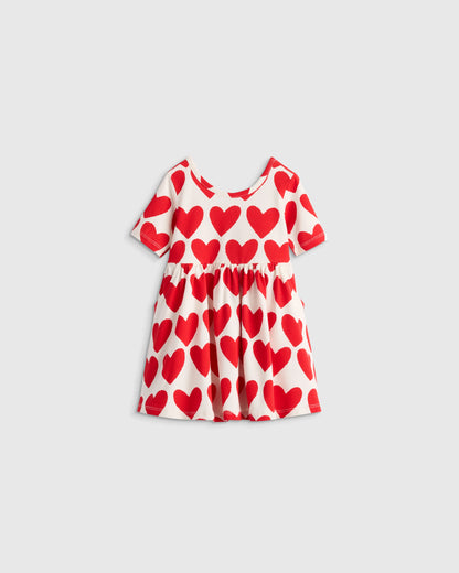Organic Cotton Skater Dress - 3-6M / Animal Print