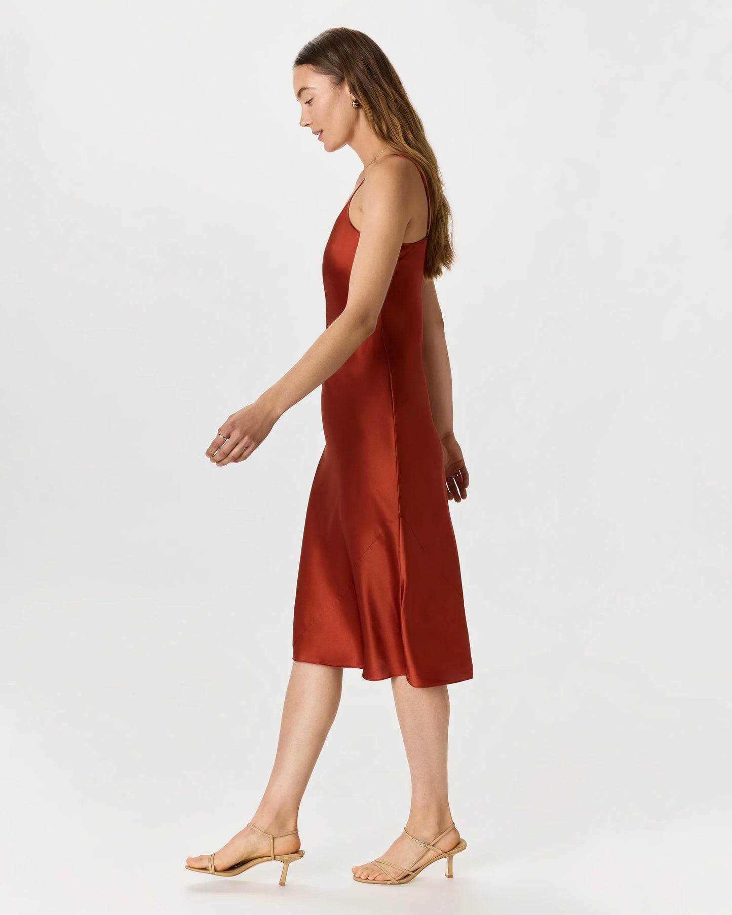 100% Washable Silk Slip Dress - XS / Black