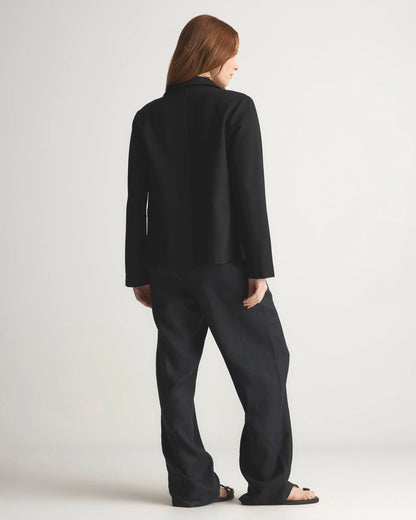 Ultra-Stretch Ponte Open Blazer - XS / Black