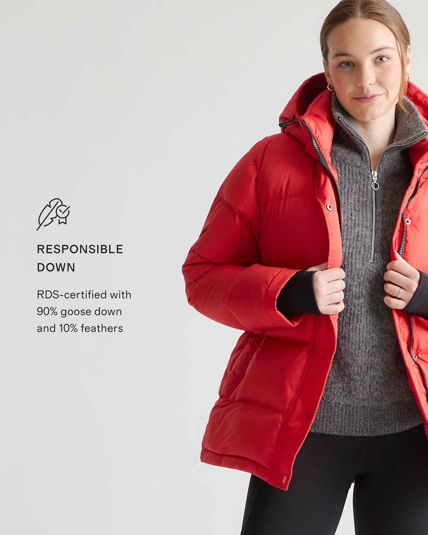 Responsible Down Puffer Jacket - XS / Sea Spray Green