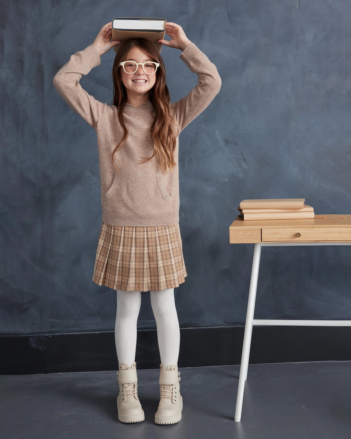 Washable Cashmere Hoodie - 6 / Oatmeal