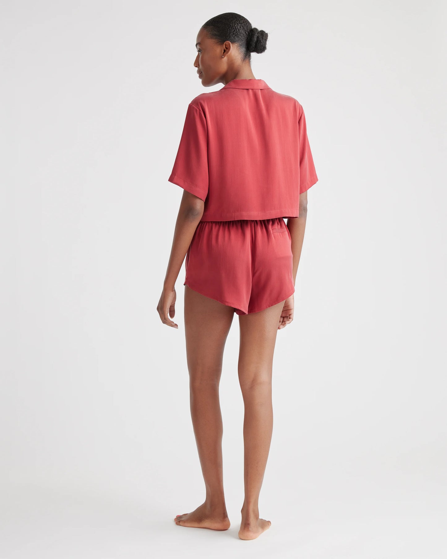 100% Washable Silk Pajama Shorts - XS / Toasted Almond