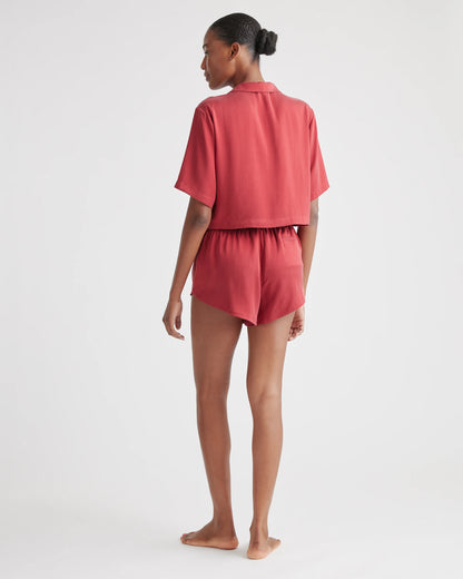 100% Washable Silk Pajama Shorts - XS / Toasted Almond