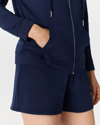 SuperSoft Fleece Full-Zip Hoodie - XS / Smoked Thyme Green