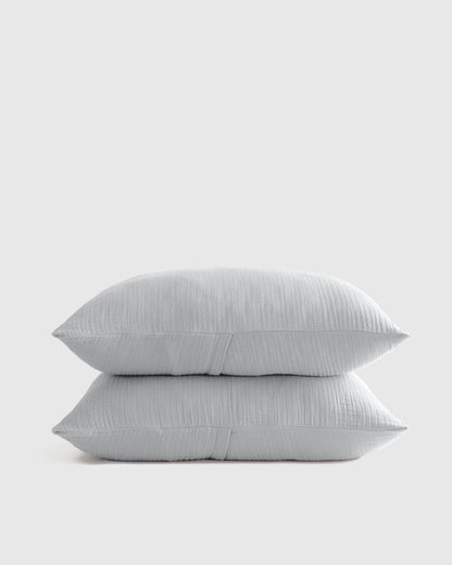 Organic Cotton Gauze Sham Set - Standard / Dried Sage