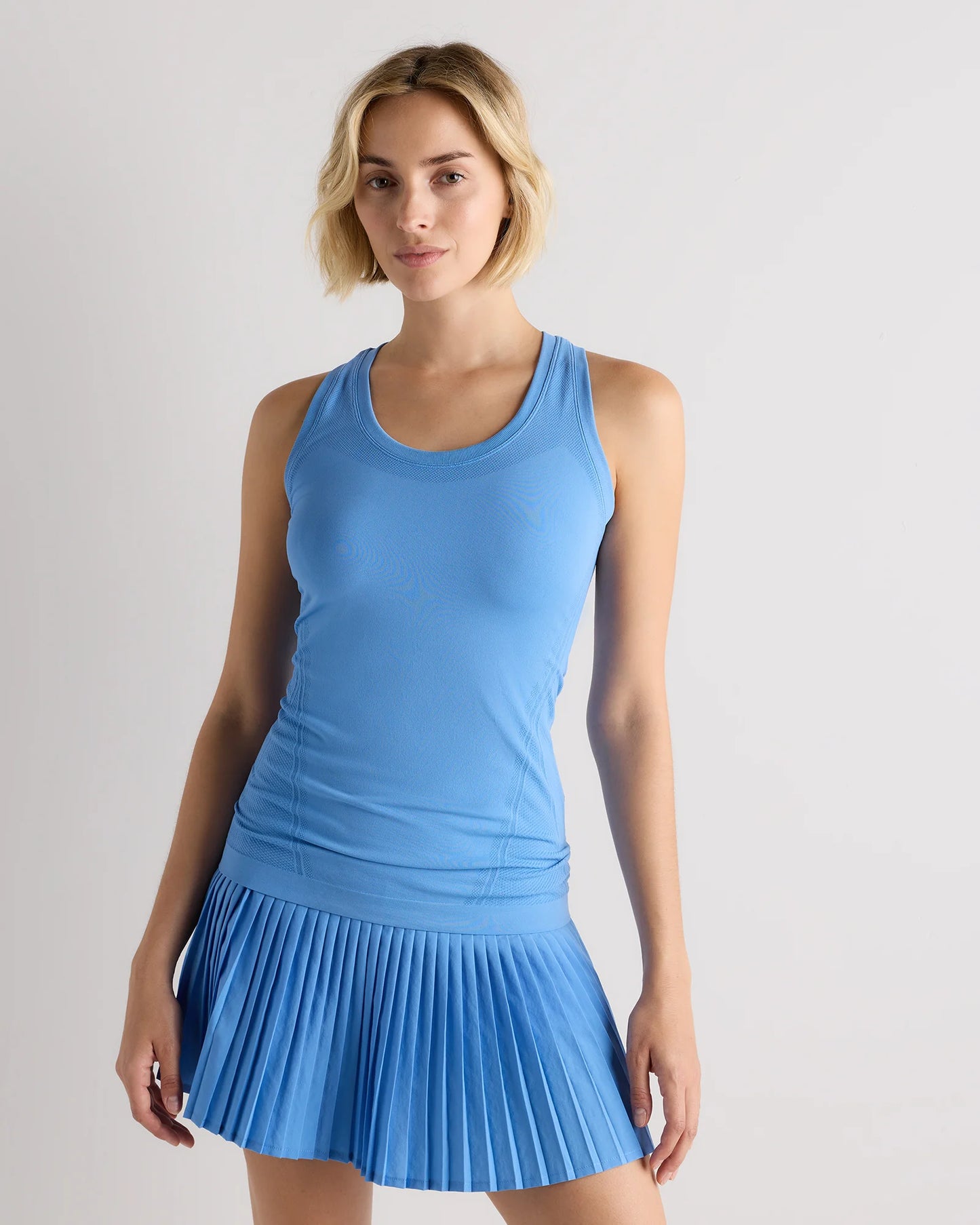 Seamless Racerback Tank - XS / Azul Blue