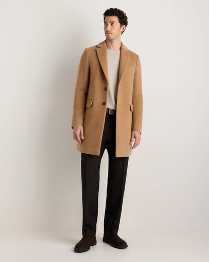 Wool Cashmere Overcoat - XS / Caramel