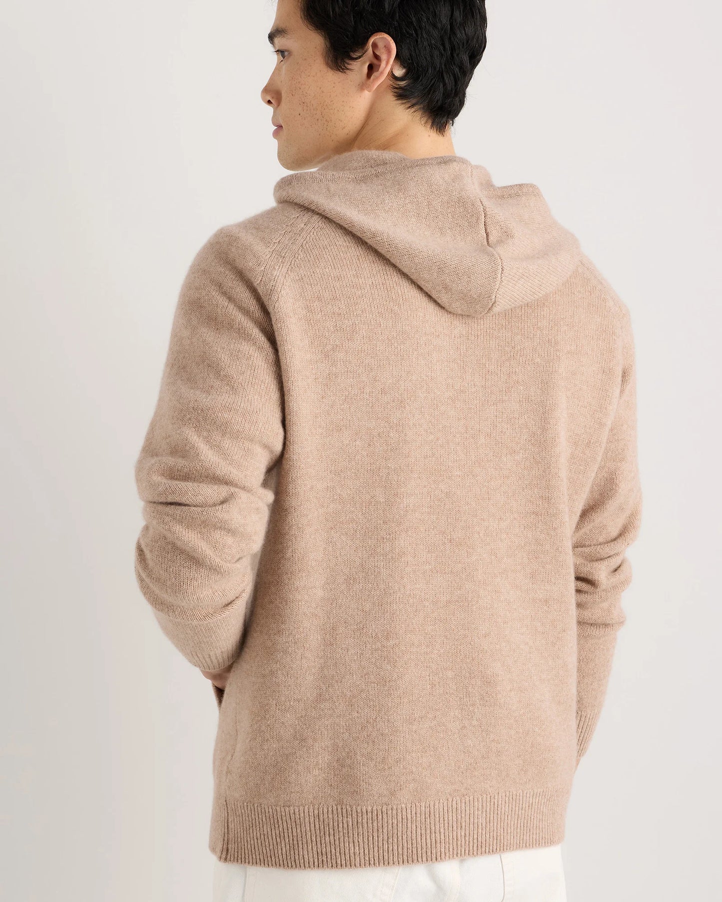 Mongolian Cashmere Pullover Hoodie - XS / Sea Spray Green