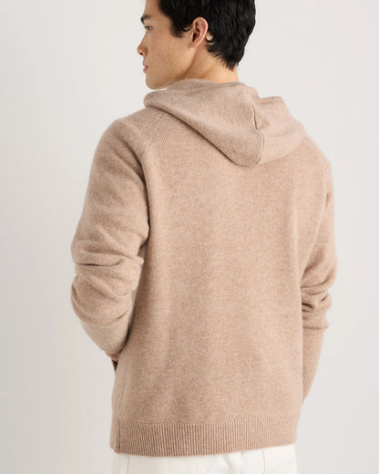 Mongolian Cashmere Pullover Hoodie - XS / Sea Spray Green