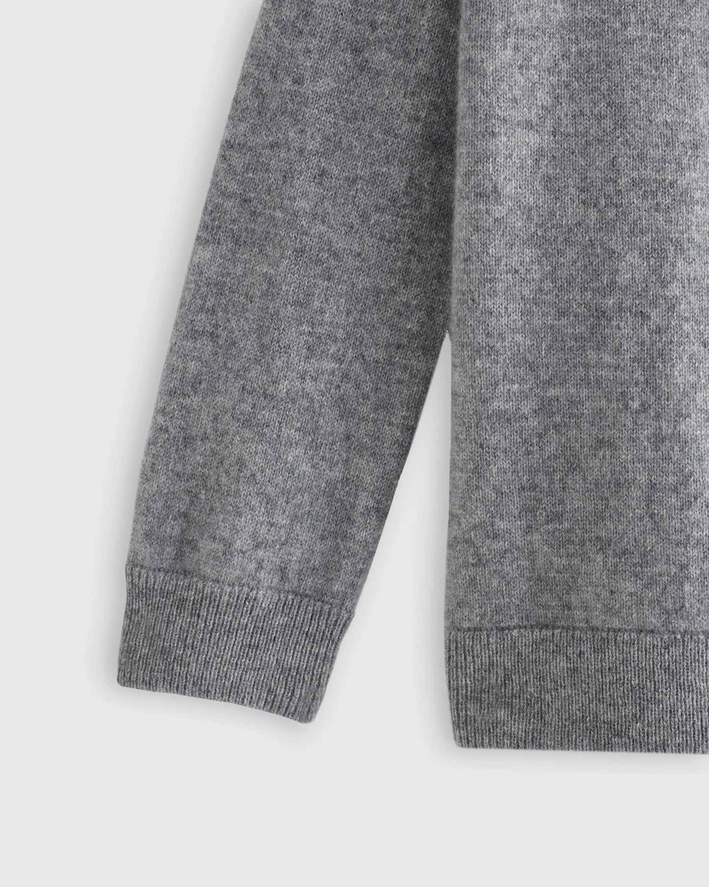 Washable Cashmere Cardigan - 6 / Heather Grey