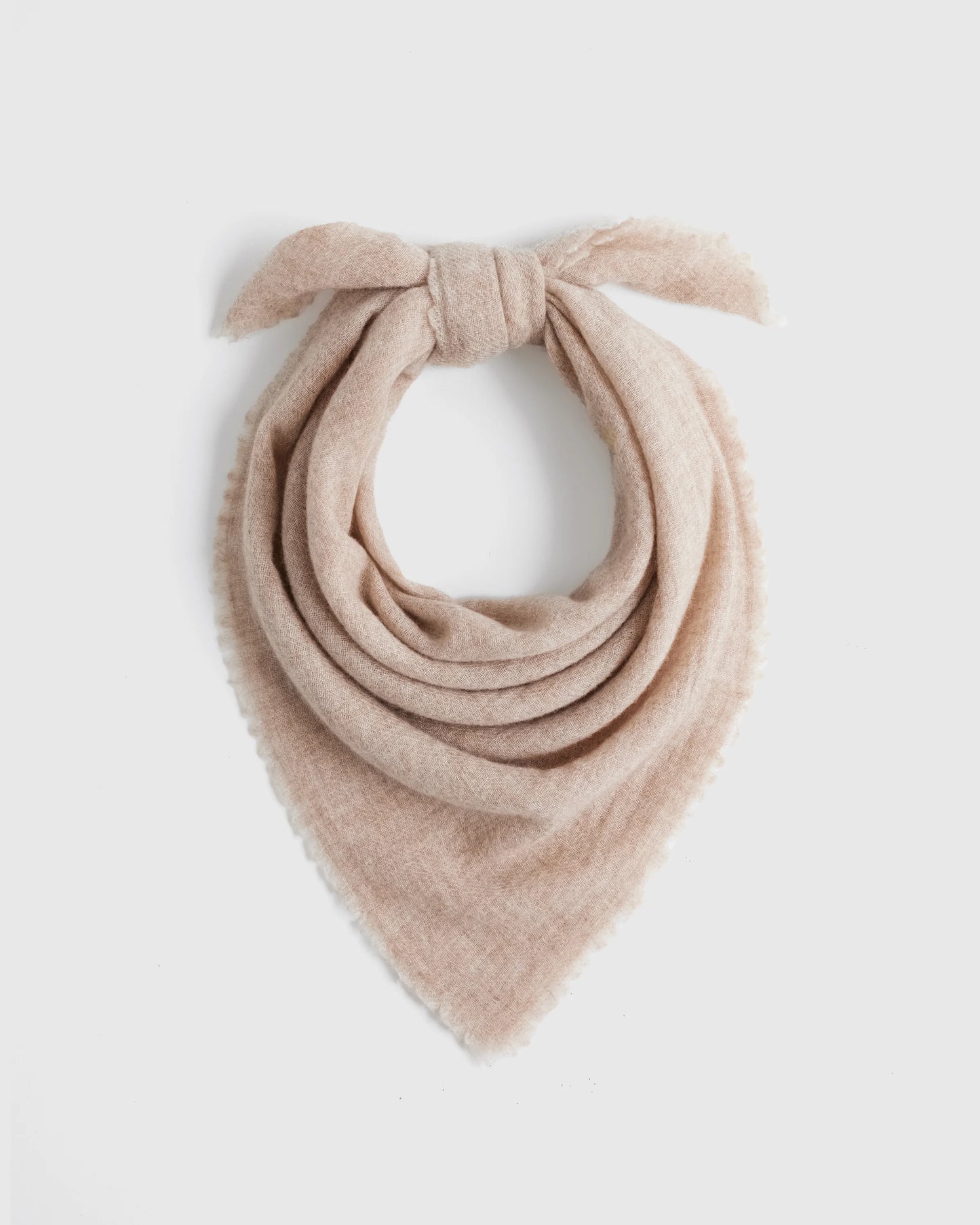 Mongolian Cashmere Square Scarf - One Size / Rich Burgundy
