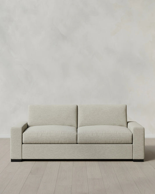 Stillman Sleeper Sofa in Performance Basketweave - Queen / Flax