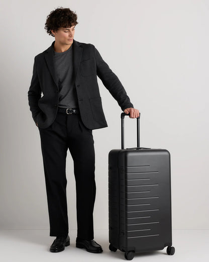 Trunk Check-In Suitcase - One Size / Black