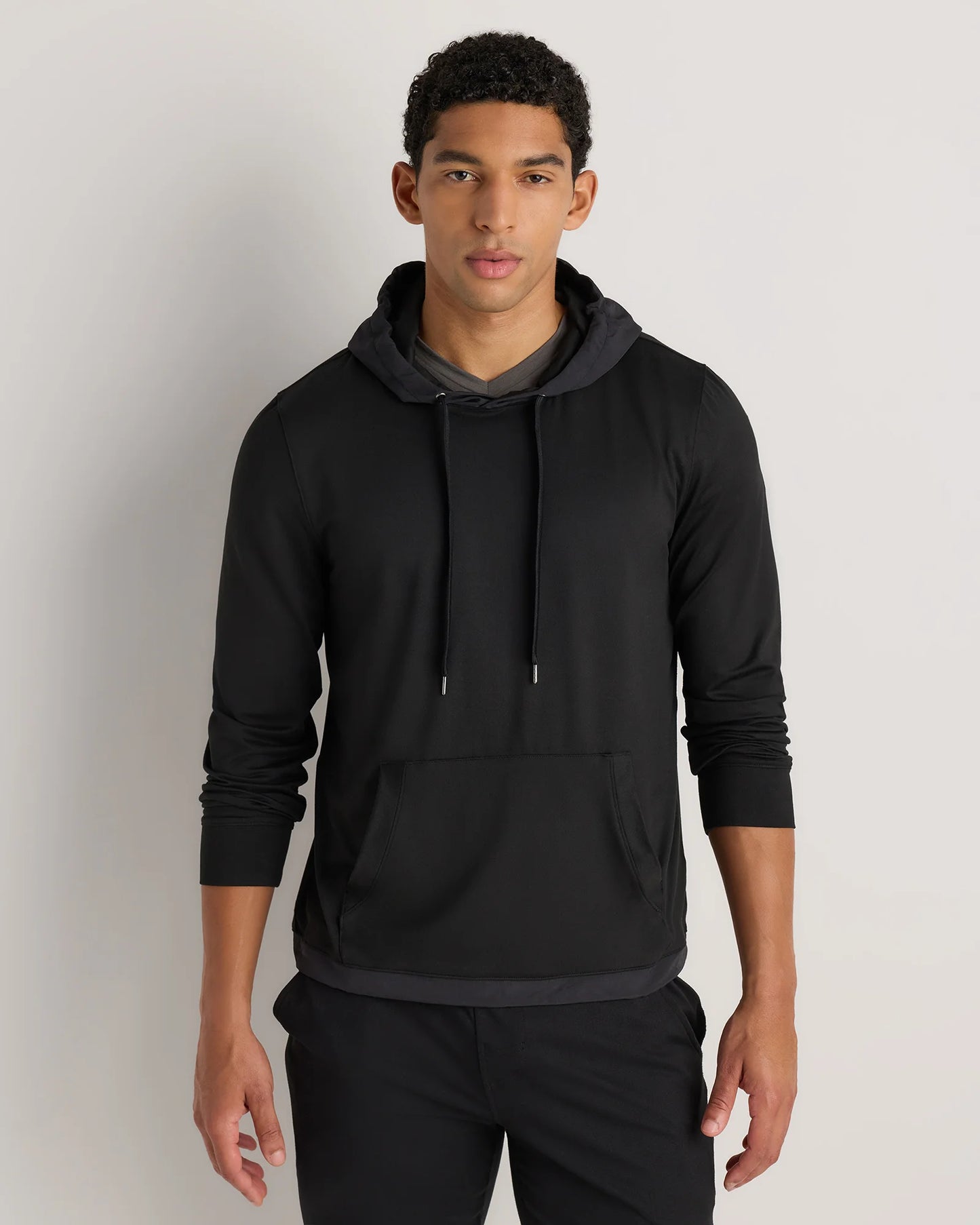 Flowknit Performance Hybrid Pullover Hoodie - S / Heather Green