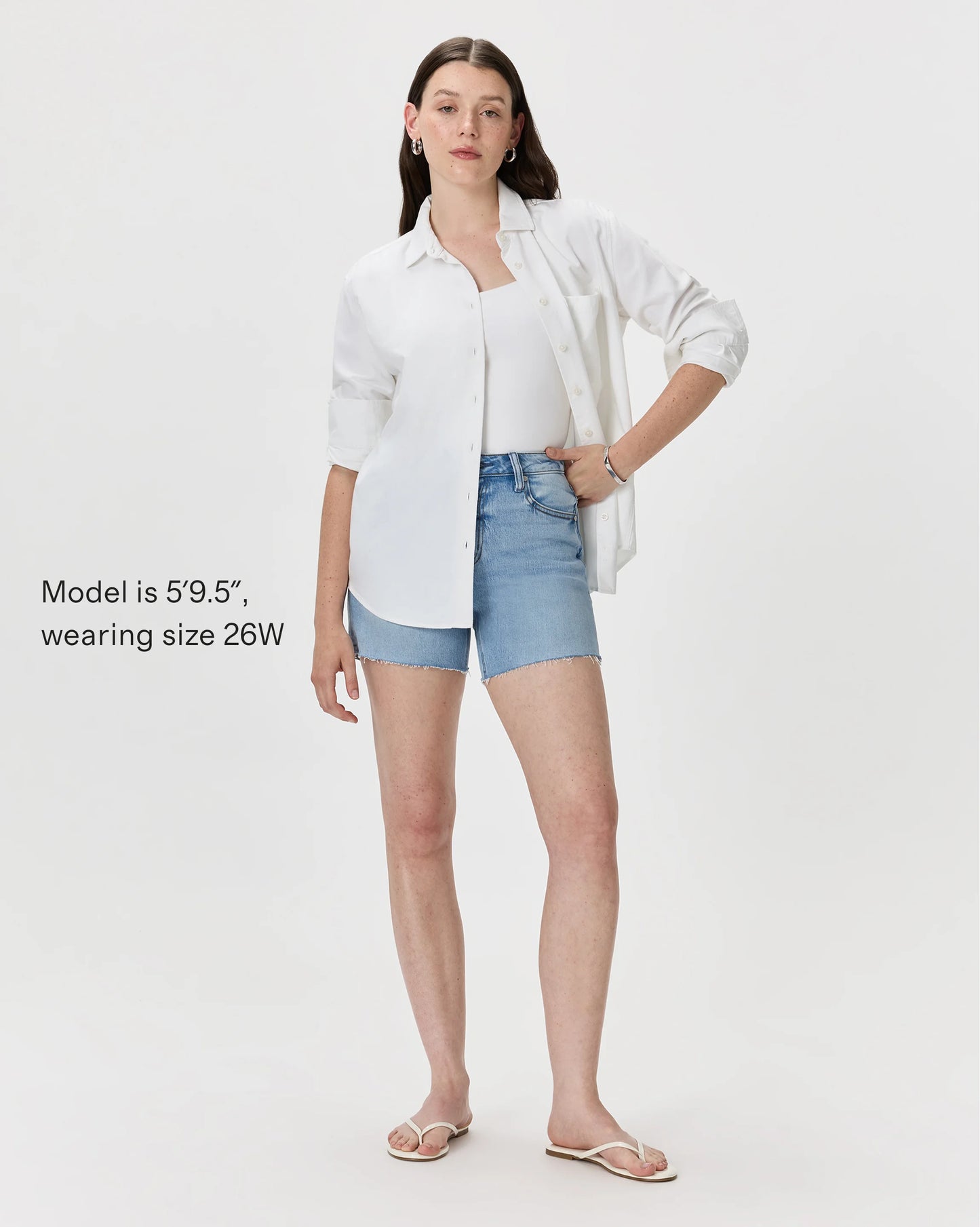 Bella Stretch Vintage Shorts - 24 / Obsidian Blue Fray