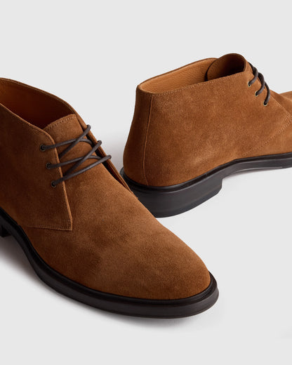 Heritage Suede Chukka Boot - 7 / Charcoal
