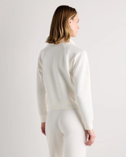 CloudComfort Half Zip Sweatshirt - XS / Pebble Beige