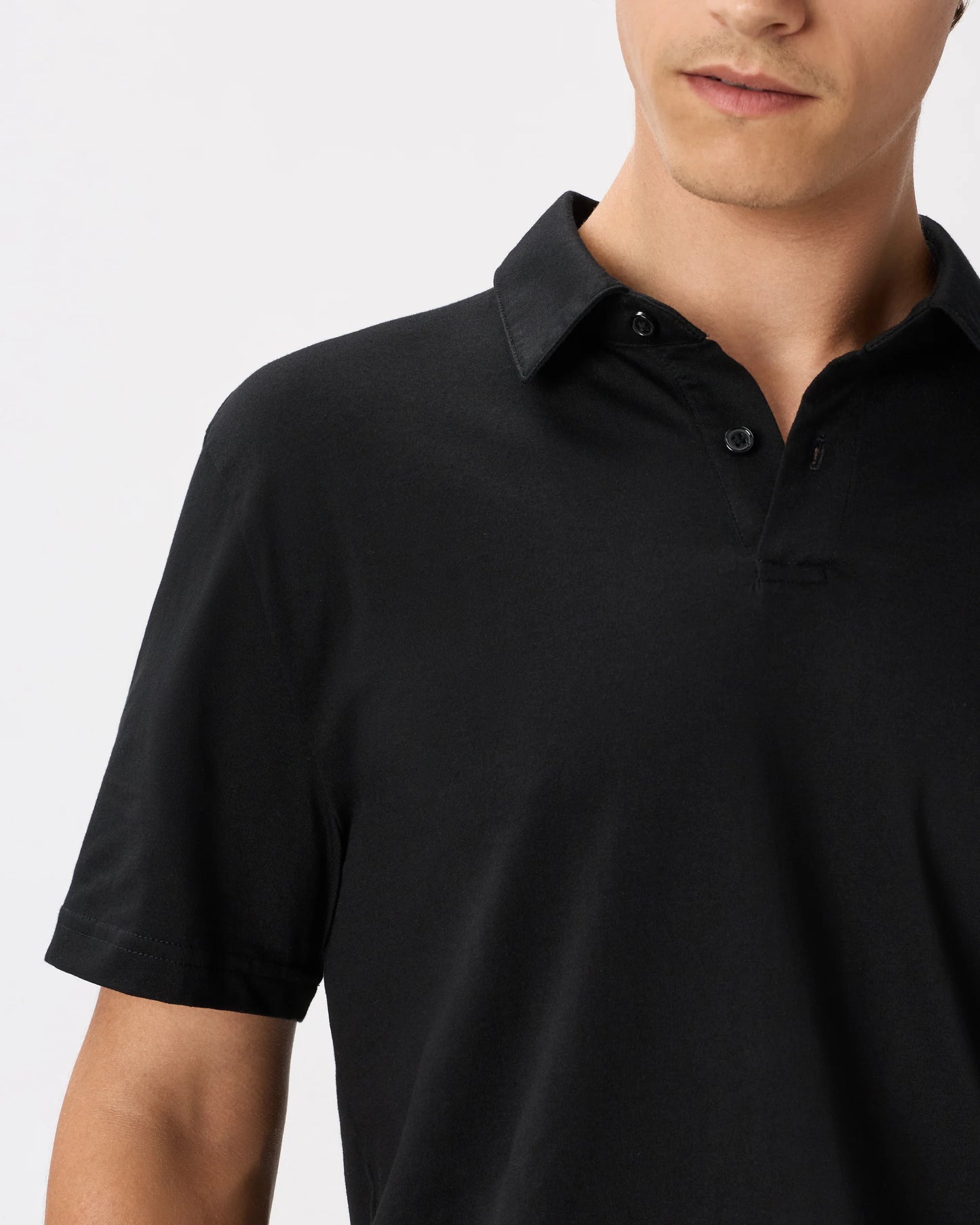 Japanese Lotus Polo - S / Black