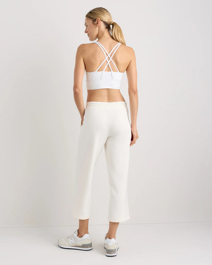 CloudComfort High-Rise Cropped Sweatpants - XS / Pebble Beige