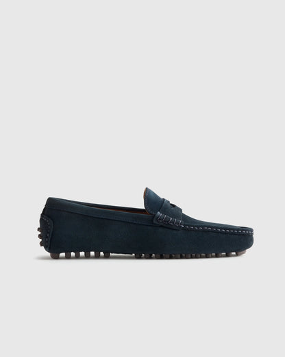 Essential Suede Driving Loafer - 7 / Dune