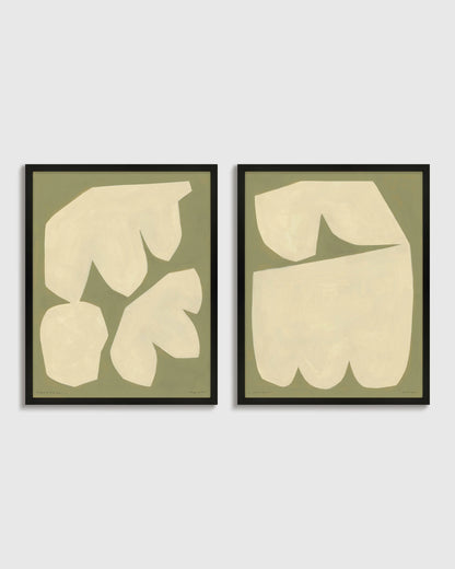 Drift by Michael Kempen (Set of 2) - 17.25"x21.25" / Maple