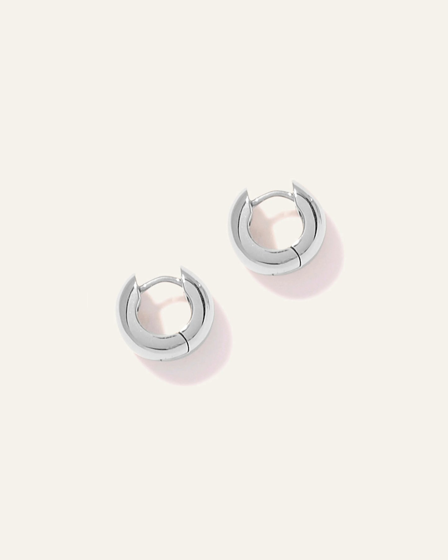 Dome Hoops - 12mm / Gold Vermeil