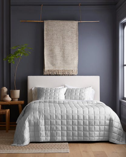 Bamboo Box Quilt - Twin / Sage