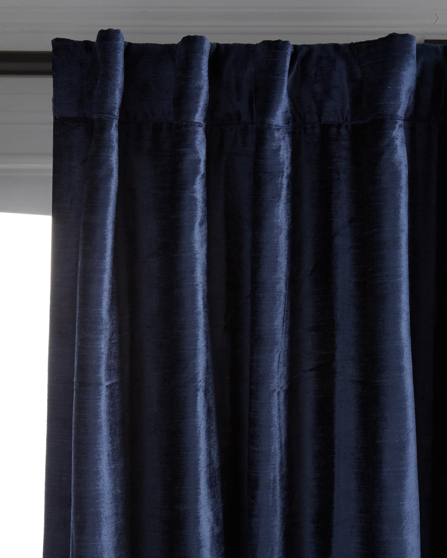 Luster Velvet True Blackout Curtain - Single Panel - 48x84 / Champagne