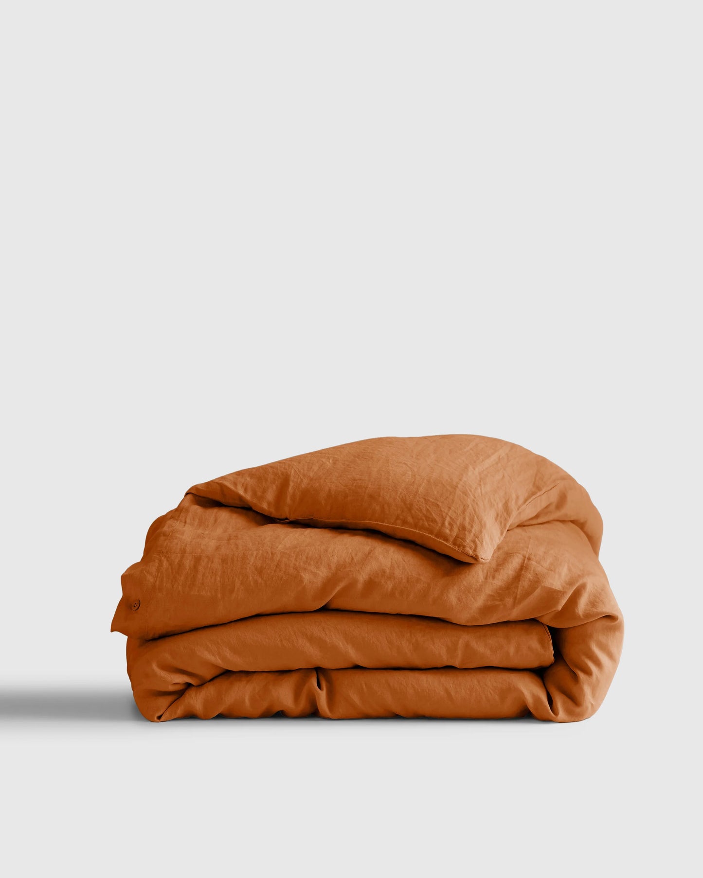 European Linen Duvet Cover - Twin / Peach