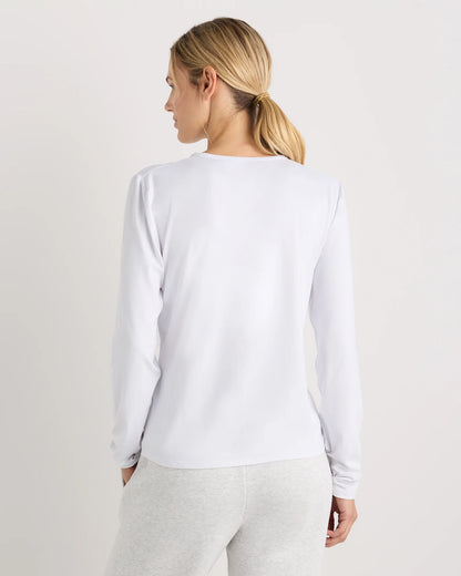 Flowknit Breeze Long Sleeve Top - XS / Heather Deep Navy