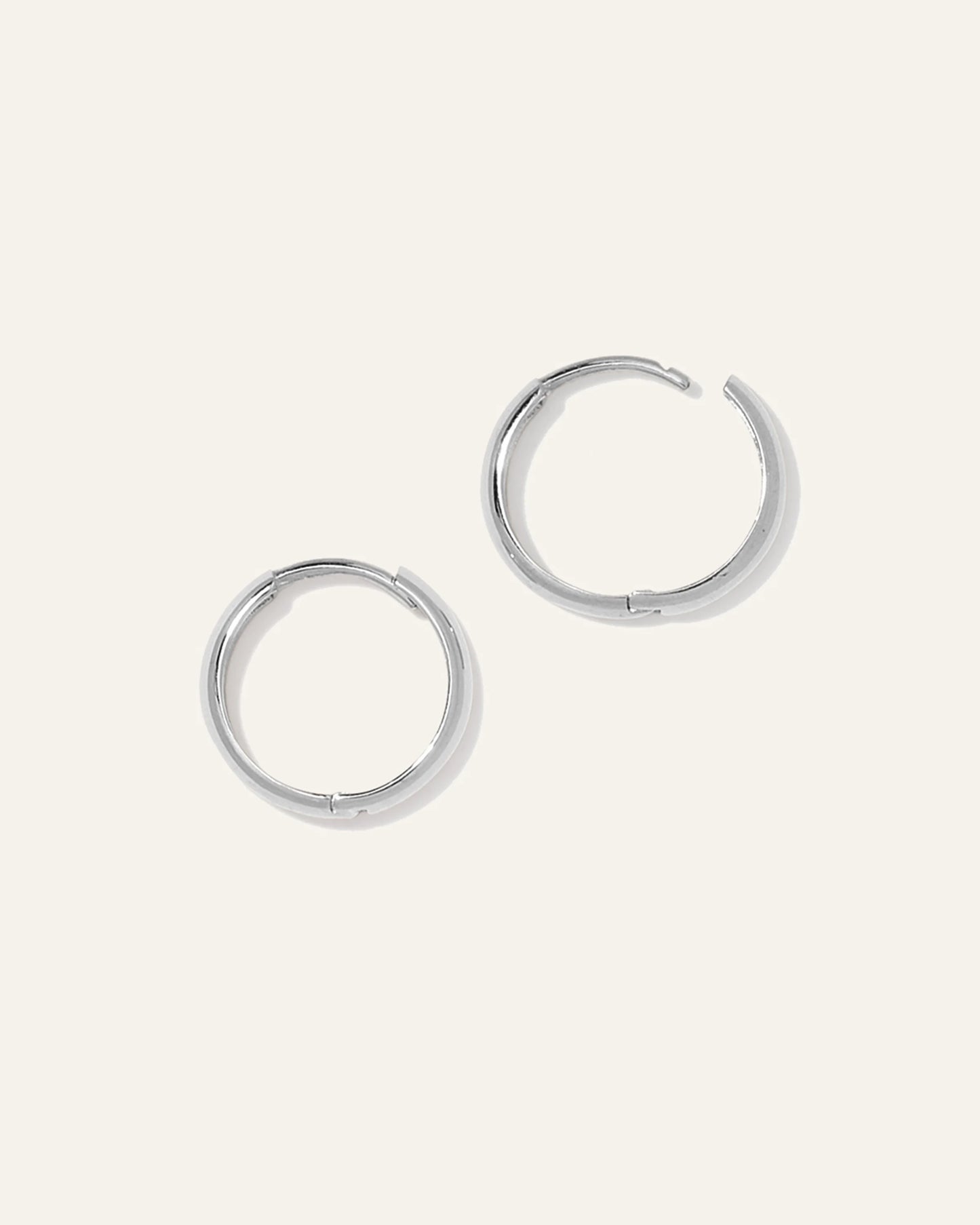 14K Gold Bold Hoops - One Size / Yellow Gold