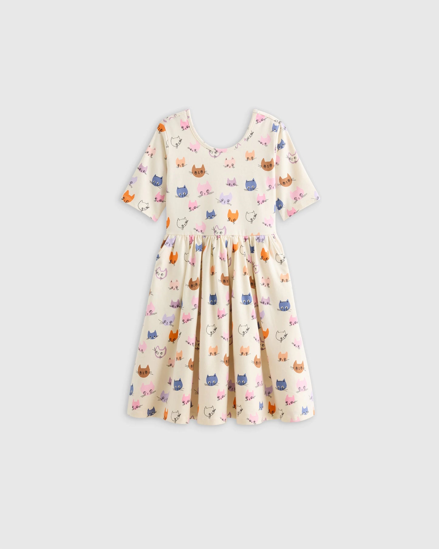 Organic Cotton Skater Dress - 2T / Sweet Cherries