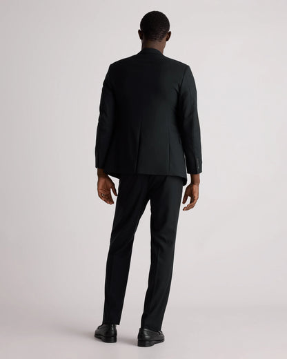 Stretch Wool Blazer - S / Grey Melange