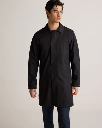 Weather Proof Long Rain Jacket - S / Storm Blue